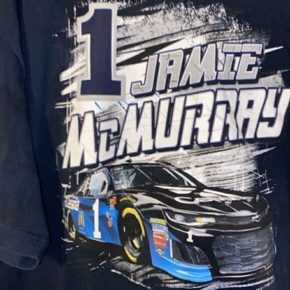 Jamie McMurray Nascar T-Shirt #1  CHIP Ganassi Racing  3XL Front N Back Print - Picture 5 of 7